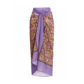 Fashionable Printed Skirt High Slit Quick-drying Beach Skirt - Norellé