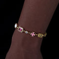 Hip Hop Color Gemstone Jewelry Bracelet Female Accessories - Norellé