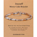 Hand-woven Adjustable Bead Crystal Multi-layer Password Bracelet - Norellé