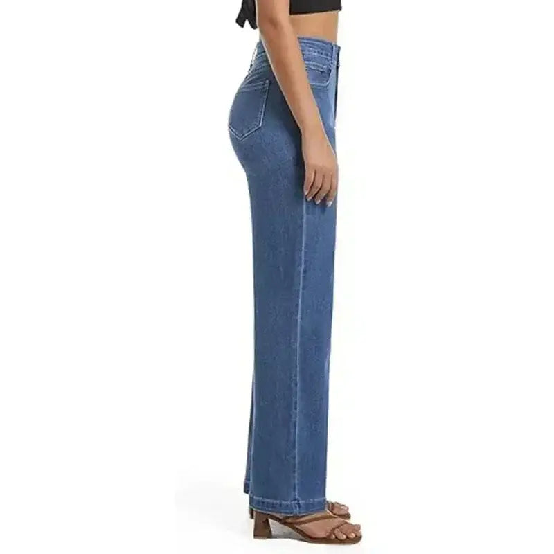 Female Straight Leg Jeans Women Low Rise