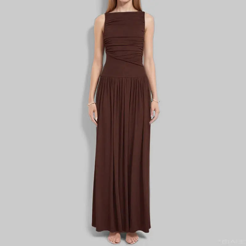 Women Sleeveless Maxi Dress