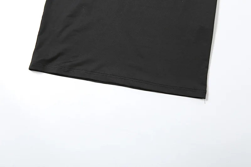 Fashion Black Sexy Cut Out Maxi Dress