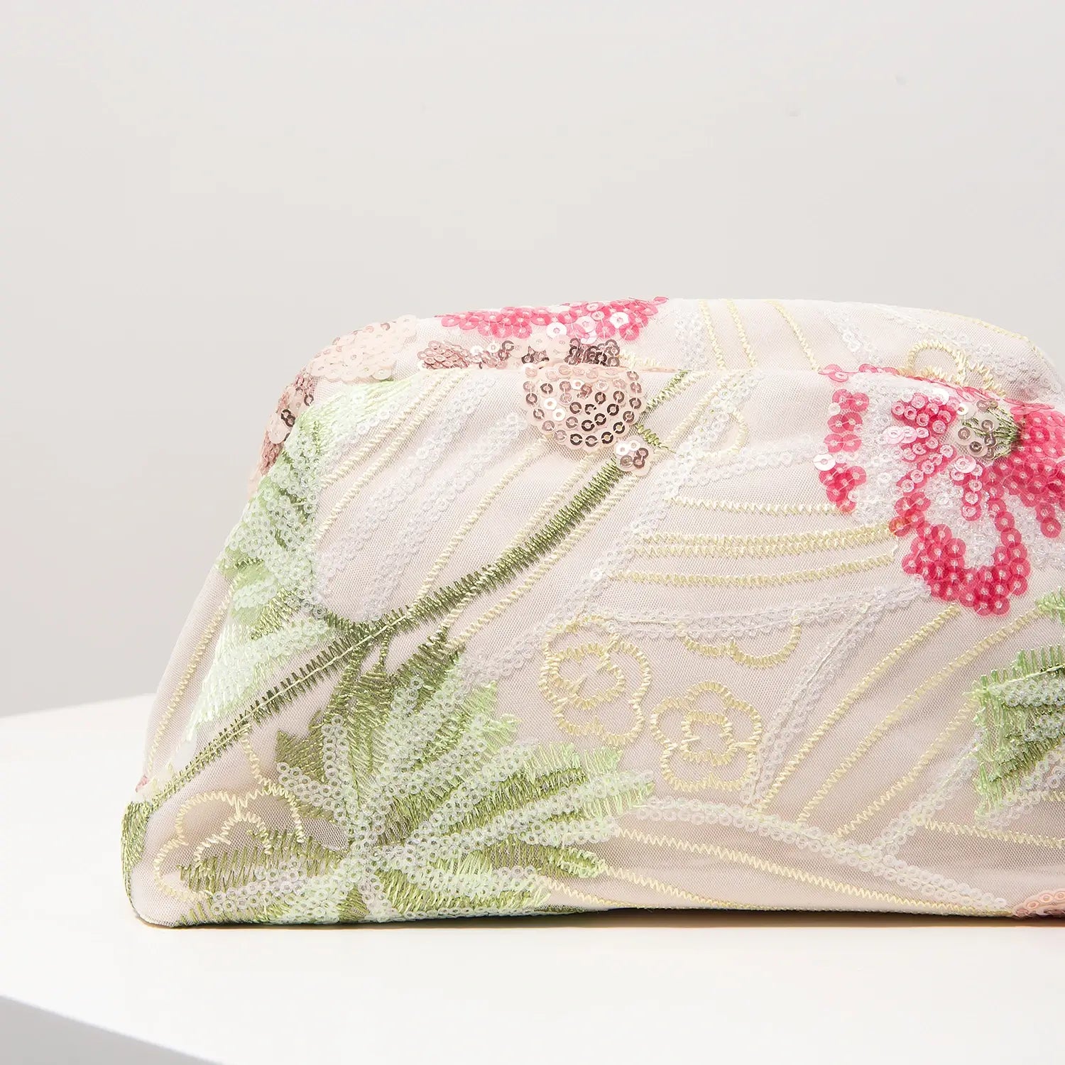 Floral Bag Sequin Clutch For Women