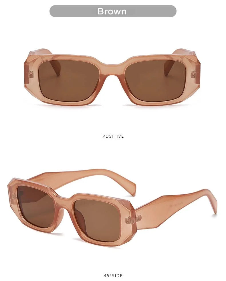 Square Vintage Sunglasses Woman