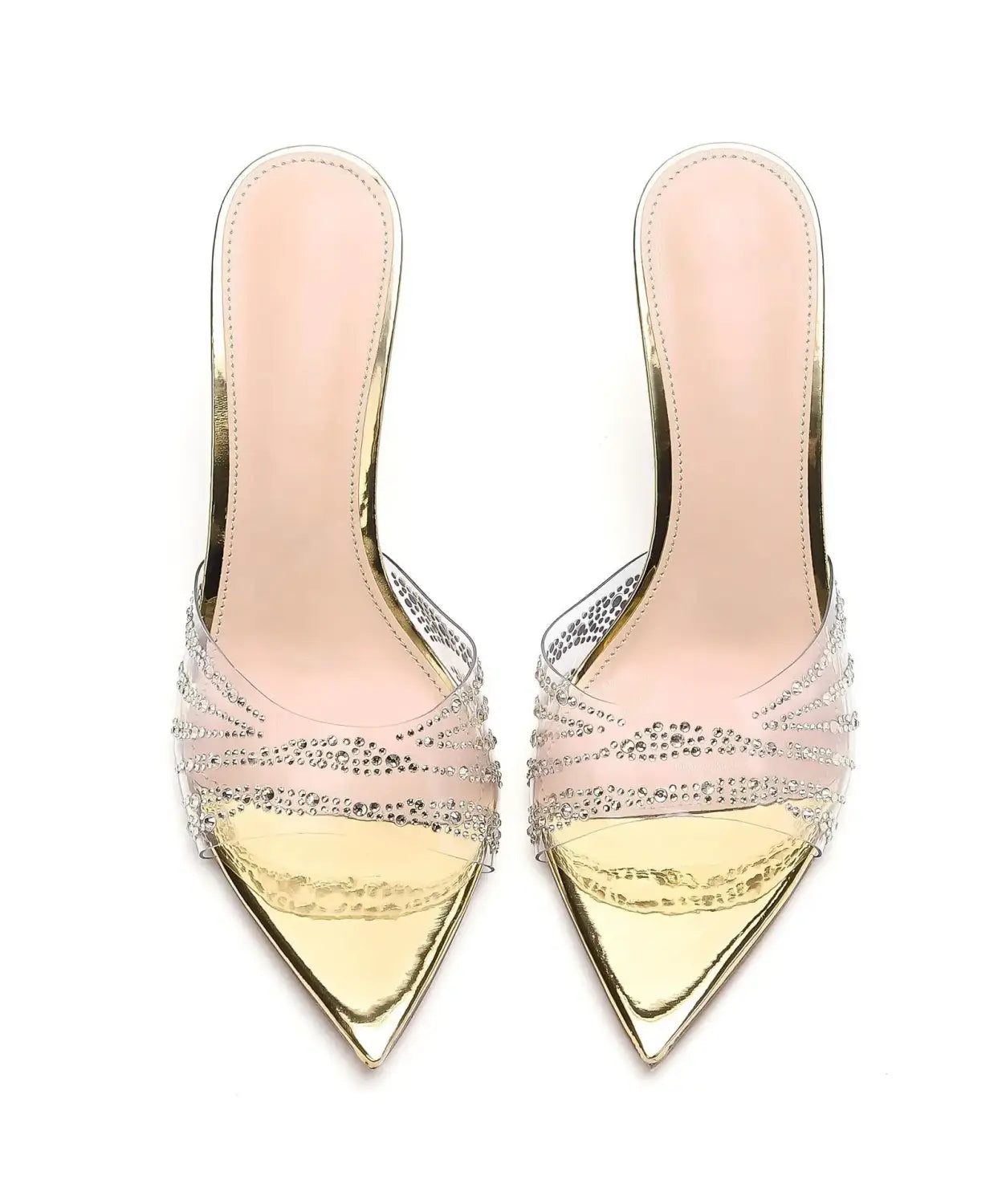 Women’s Mules Rhinestone High Heel