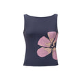 Women's Vintage Crop Tank Tops Slim Fitted Aesthetic - Norellé