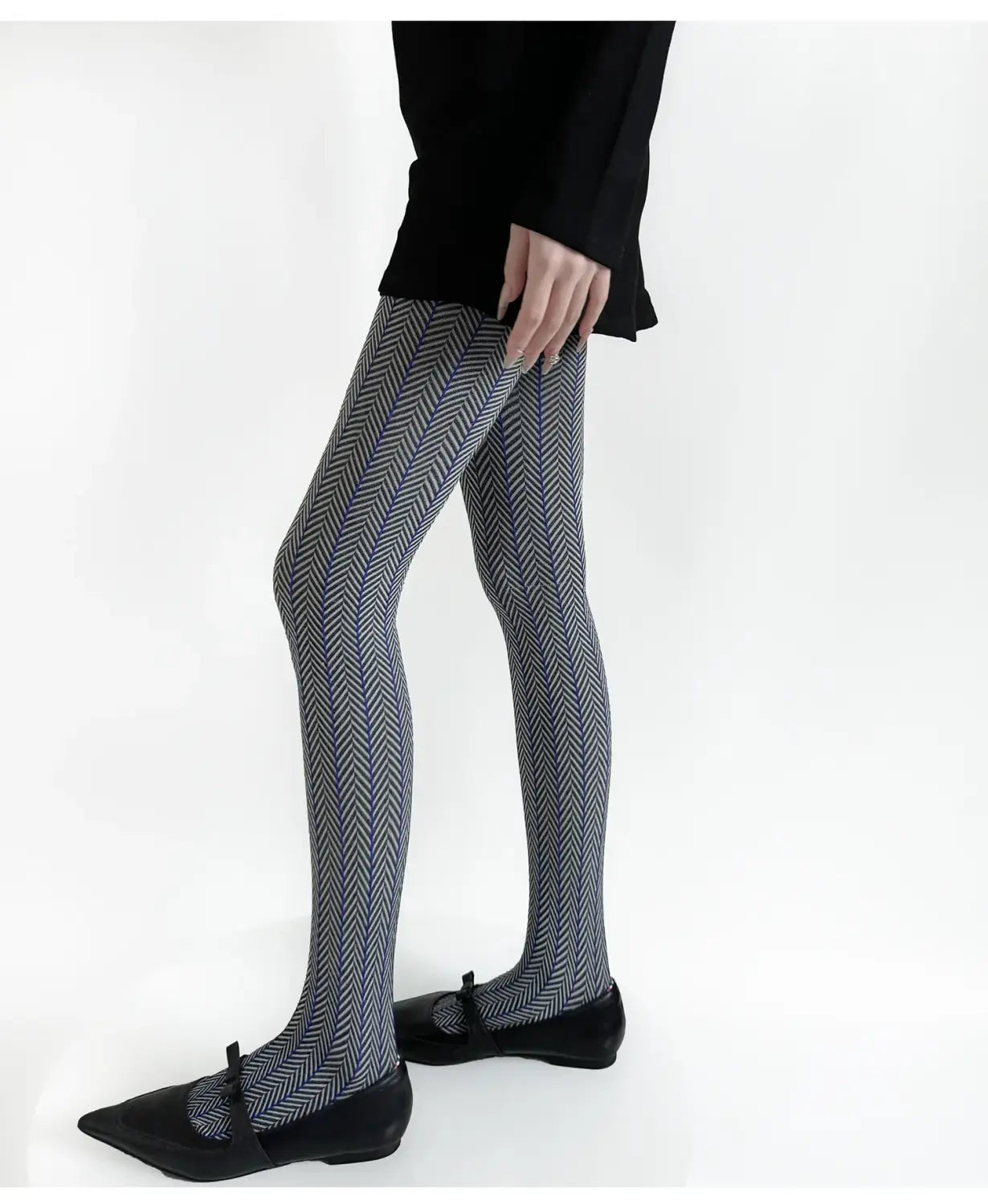 Spring Women’s Tights Striped Patchwork