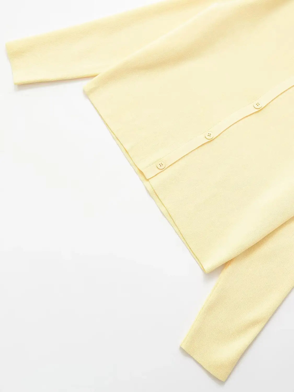 Women’s Long Sleeve Round Neck Flat Needle Knitted Jacket