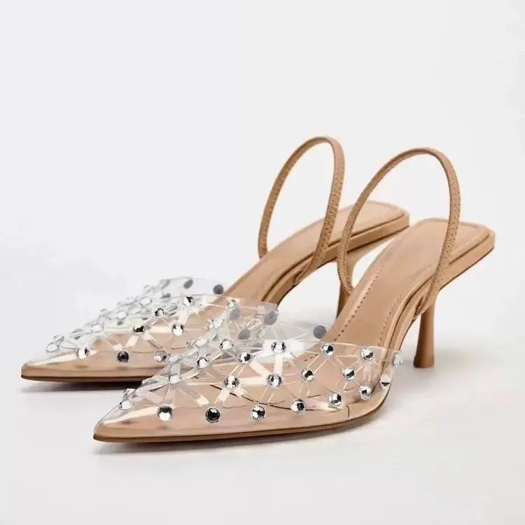 Women’s Rhinestone High Heels