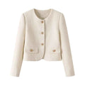 Women Small Fragrant Short Loose Coat