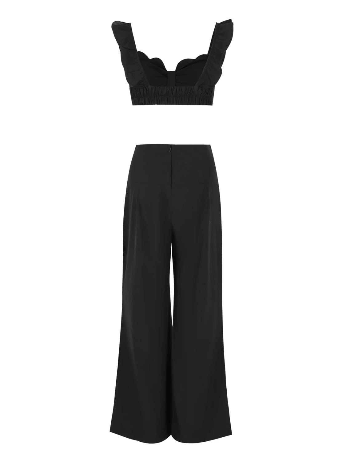 Pants Set For Women 2 Pieces With Short Top