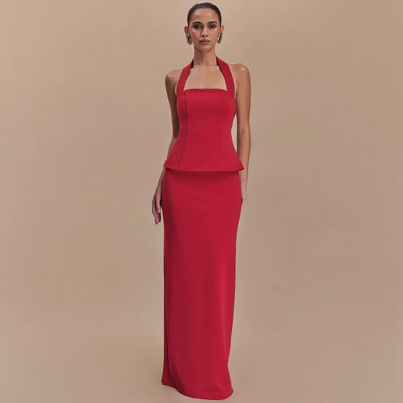 Backless Sexy 2 Piece Sets Women