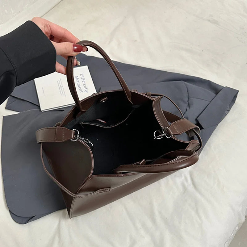 Brand Belt Design Handbag Vintage Women’s Large Capacity