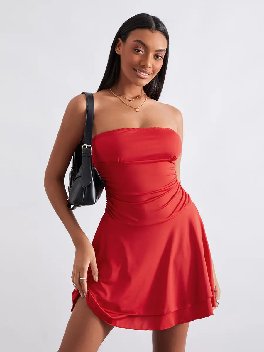 Women’s Sleeveless Strapless Dress