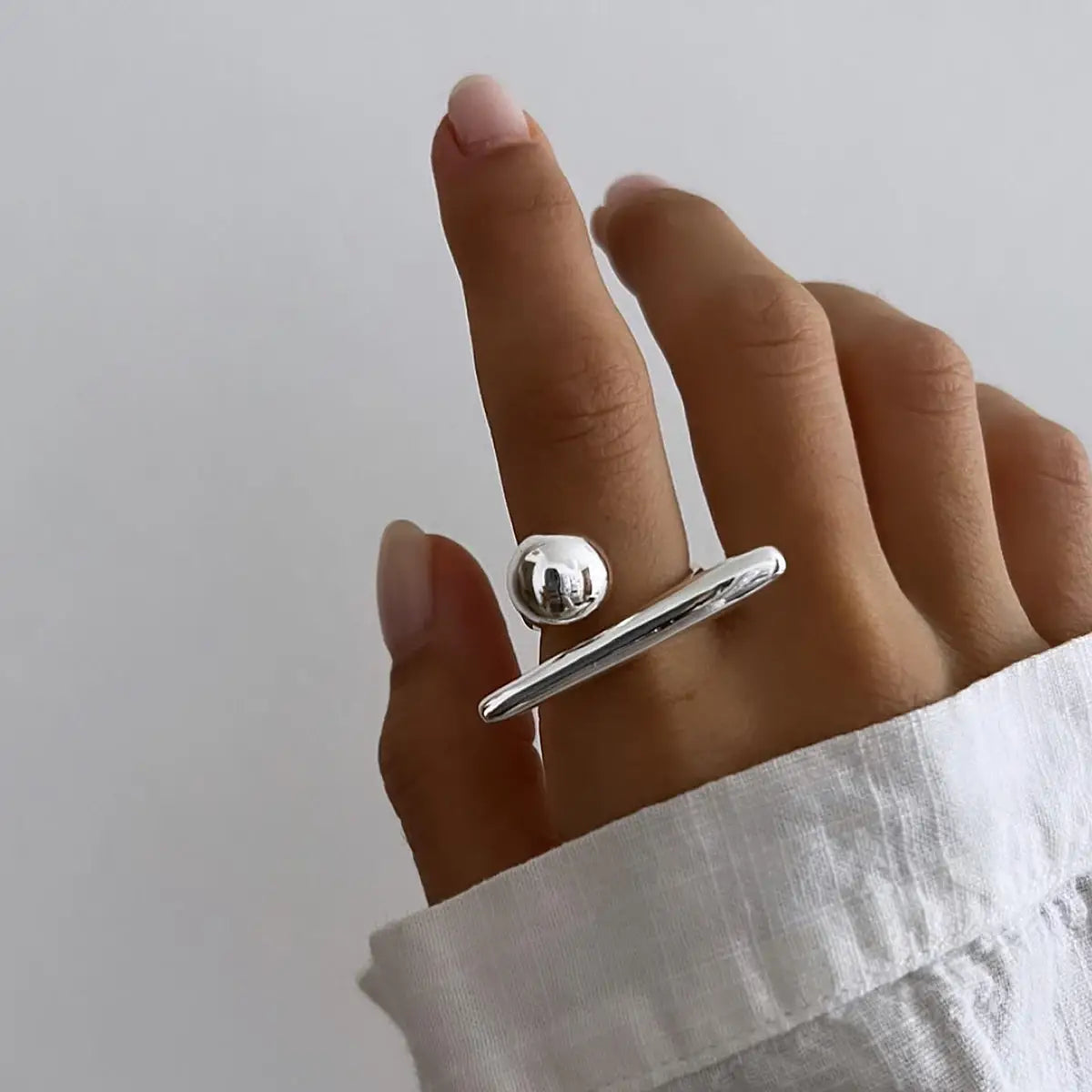 Chic Stainless Steel Personality Minimalist Classy Ring