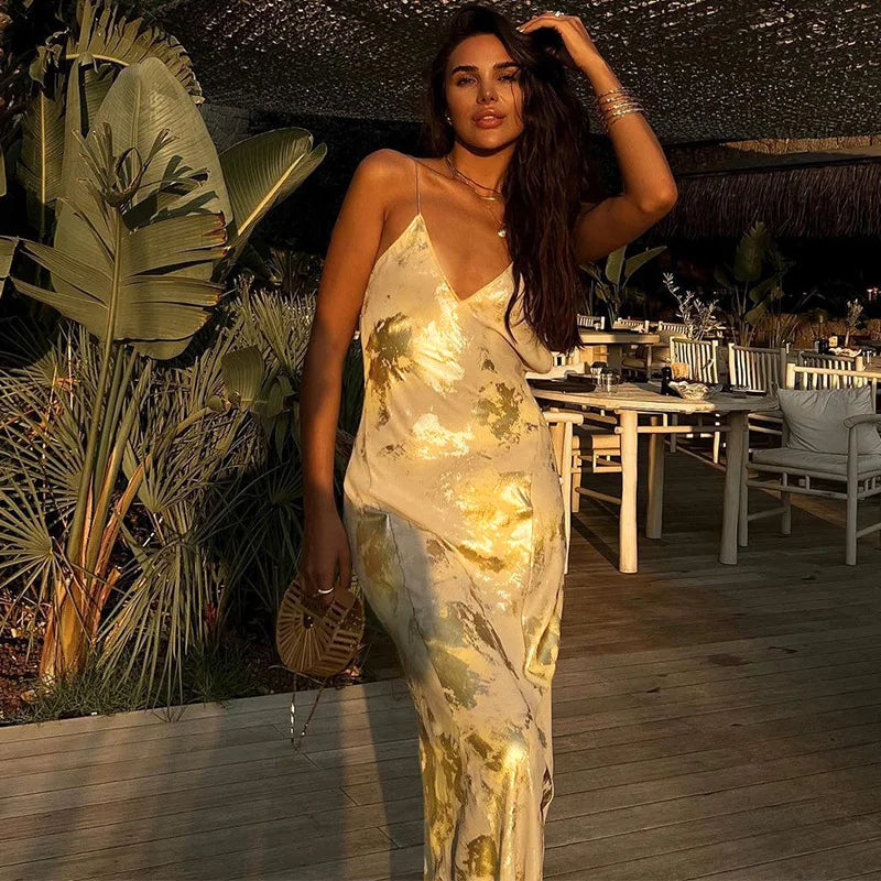 Women Elegant  Summer Evening Long Dress - Norellé