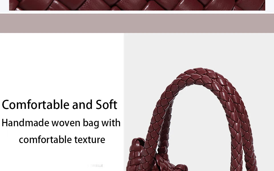 Woven Shoulder Bag for Women Crossbody Tote