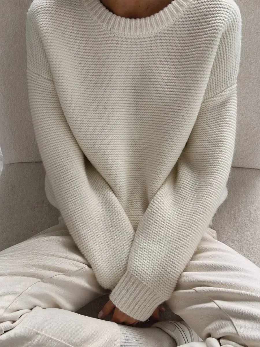 Knitted Round Neck Sweater