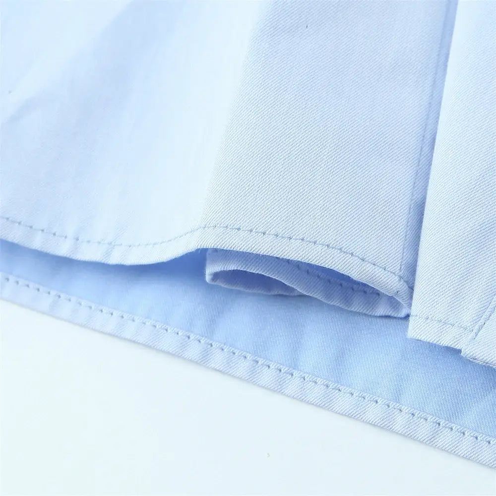 Women’s Casual Waist Button Up Long Sleeved Shirt