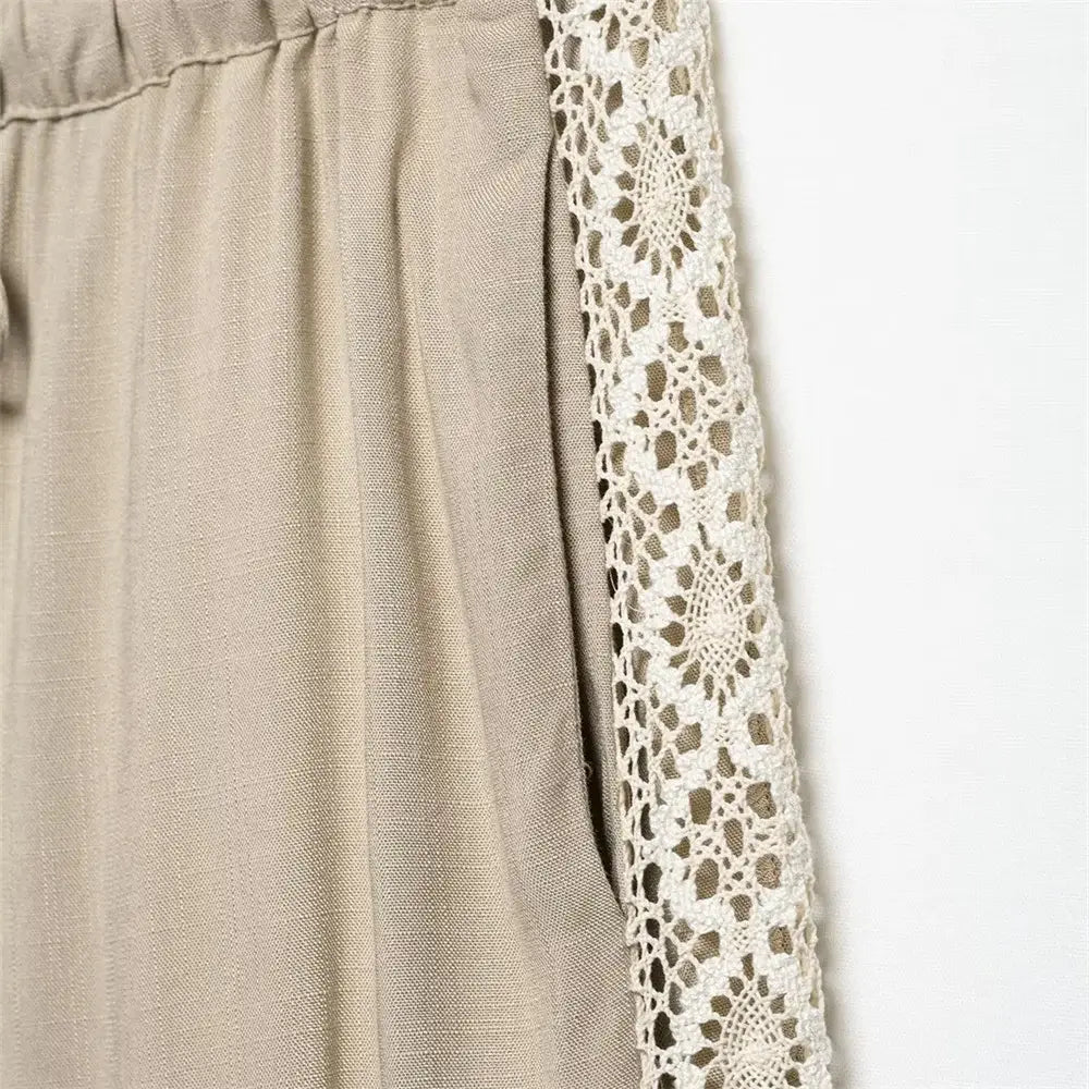 Women’s Loose Long Sleeve Collar Casual Shirt Pants Set