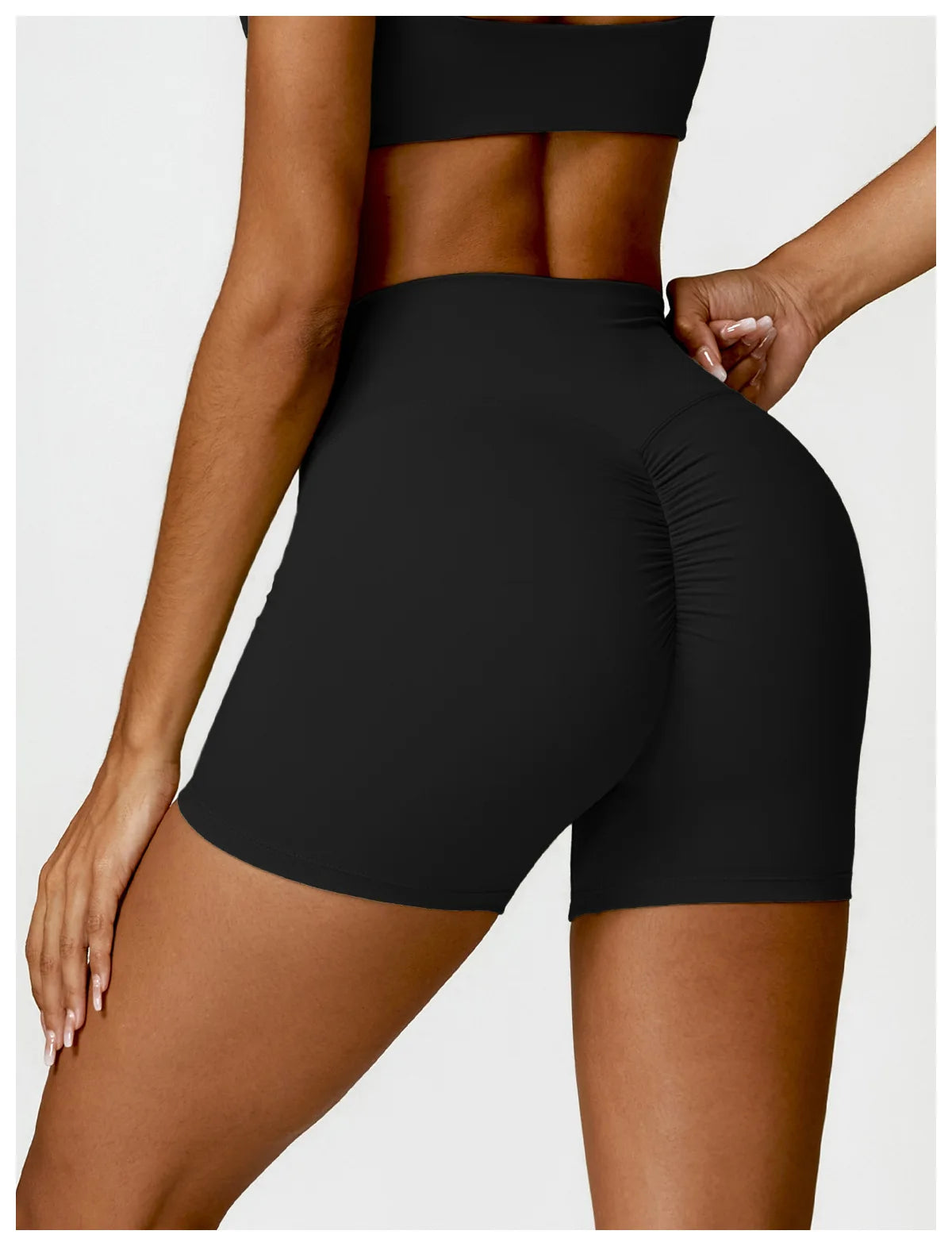 Fitness Shorts Buttock Lift Scrunch Yoga