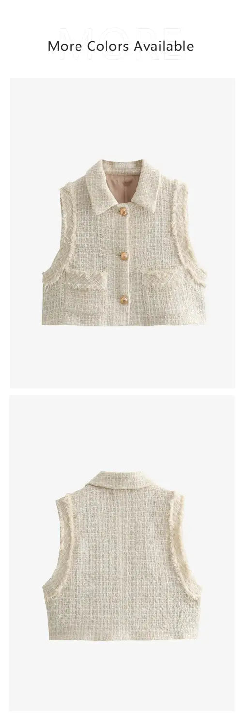 Women’s Casual and Western Style Short Sleeveless Tank Top