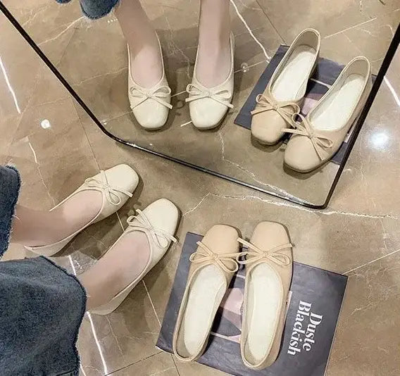 Woman Pumps Square Toe Comfortable Shoes for Women