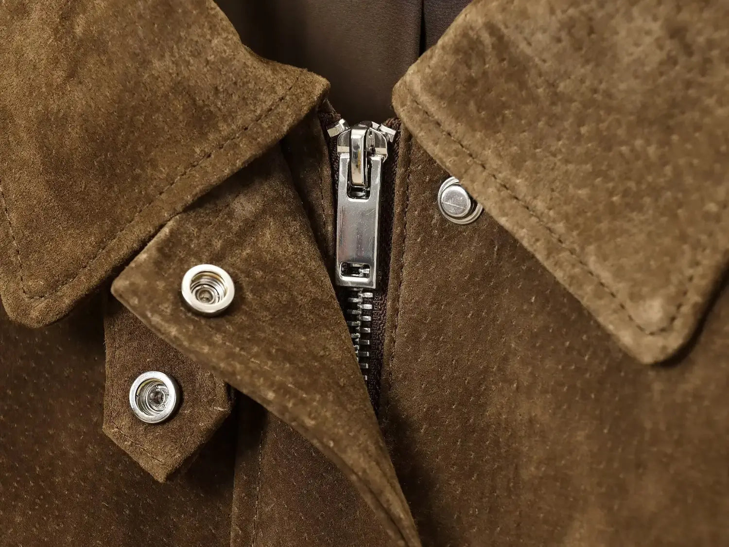 Women Front Patch Pockets Faux Leather Bomber Jacket