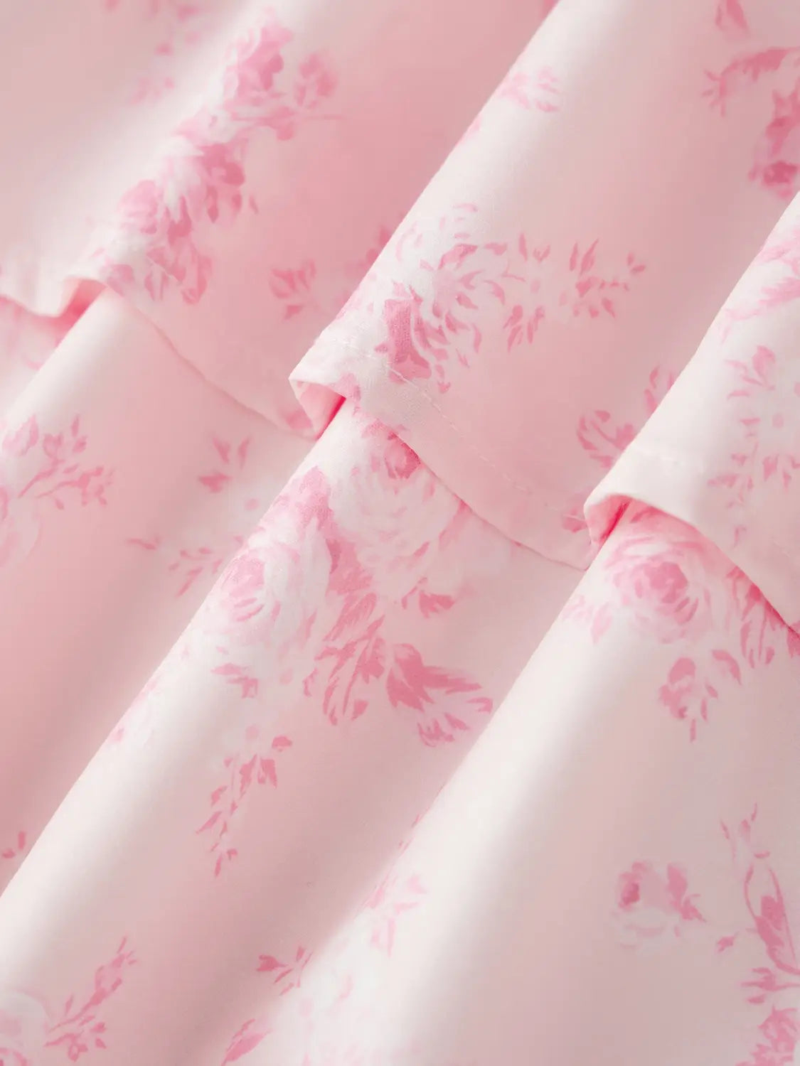 Women’s Floral Print Ruffled Skirt High Rise