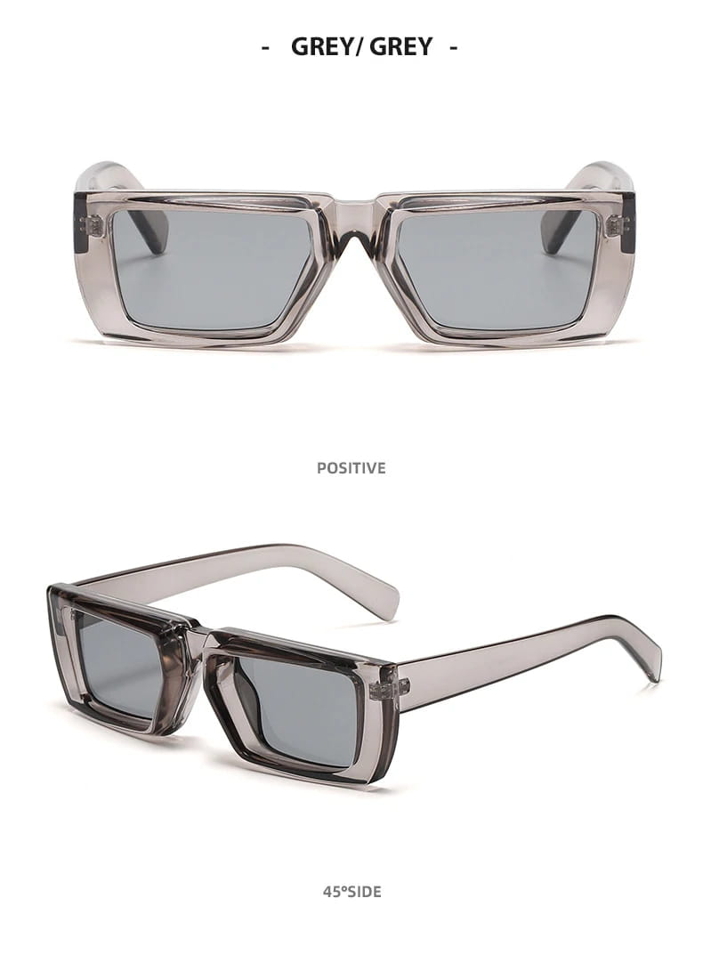 Vintage Rectangle Sunglasses Women