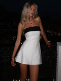 Off-shoulder Strapless Mini Dress For Women - Norellé