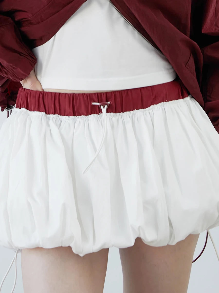 Women Lantern Mini Skirt