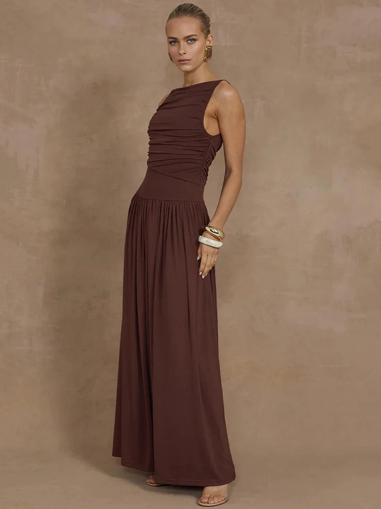 Elegant Sleeveless Maxi Dress For Women - Norellé