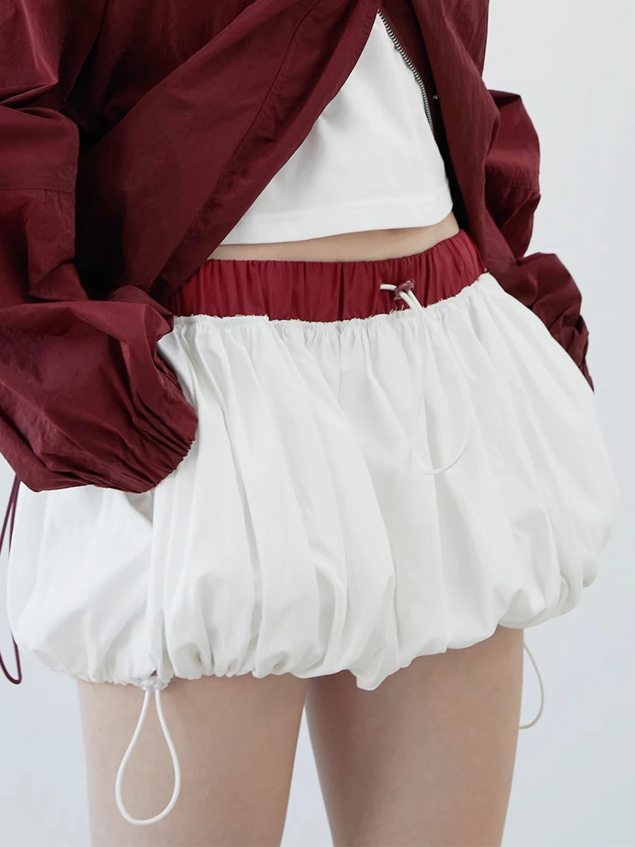 Women Lantern Mini Skirt
