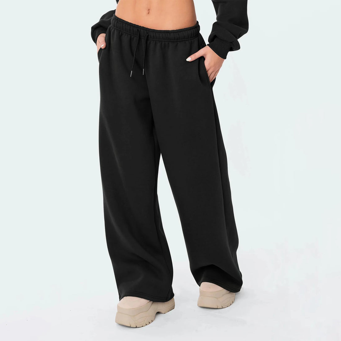 Women's Casual Pants Joggers Sweatpants Solid Color Drawstring - Norellé