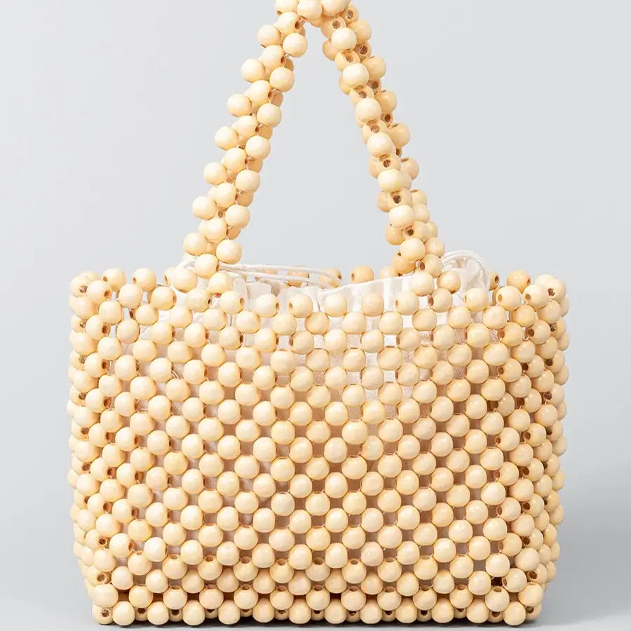 Women Top Handle Bag Hand-Woven Hollow Out Totes Bags