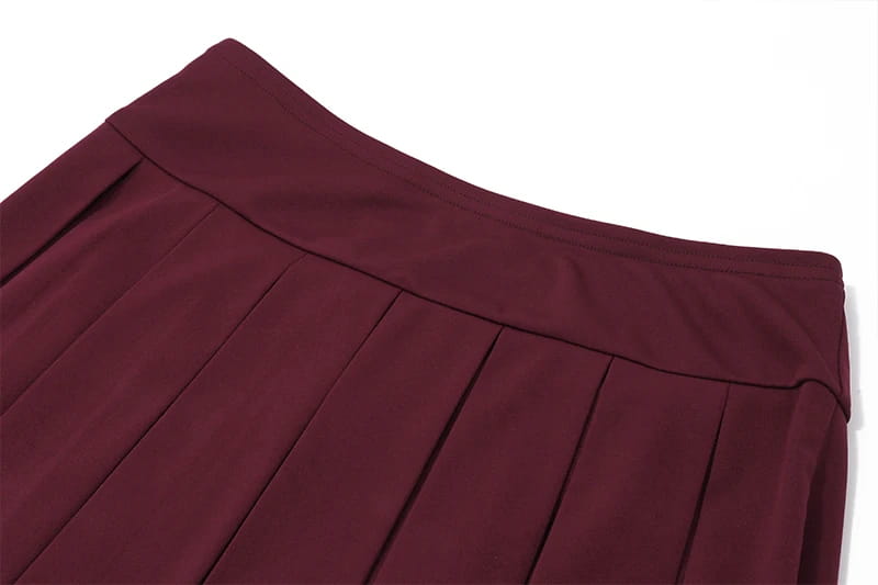 Off Shoulder Strapless Double Breasted 2 Piece Set