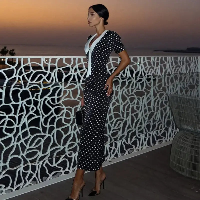 Dot Printed Dresses For Women