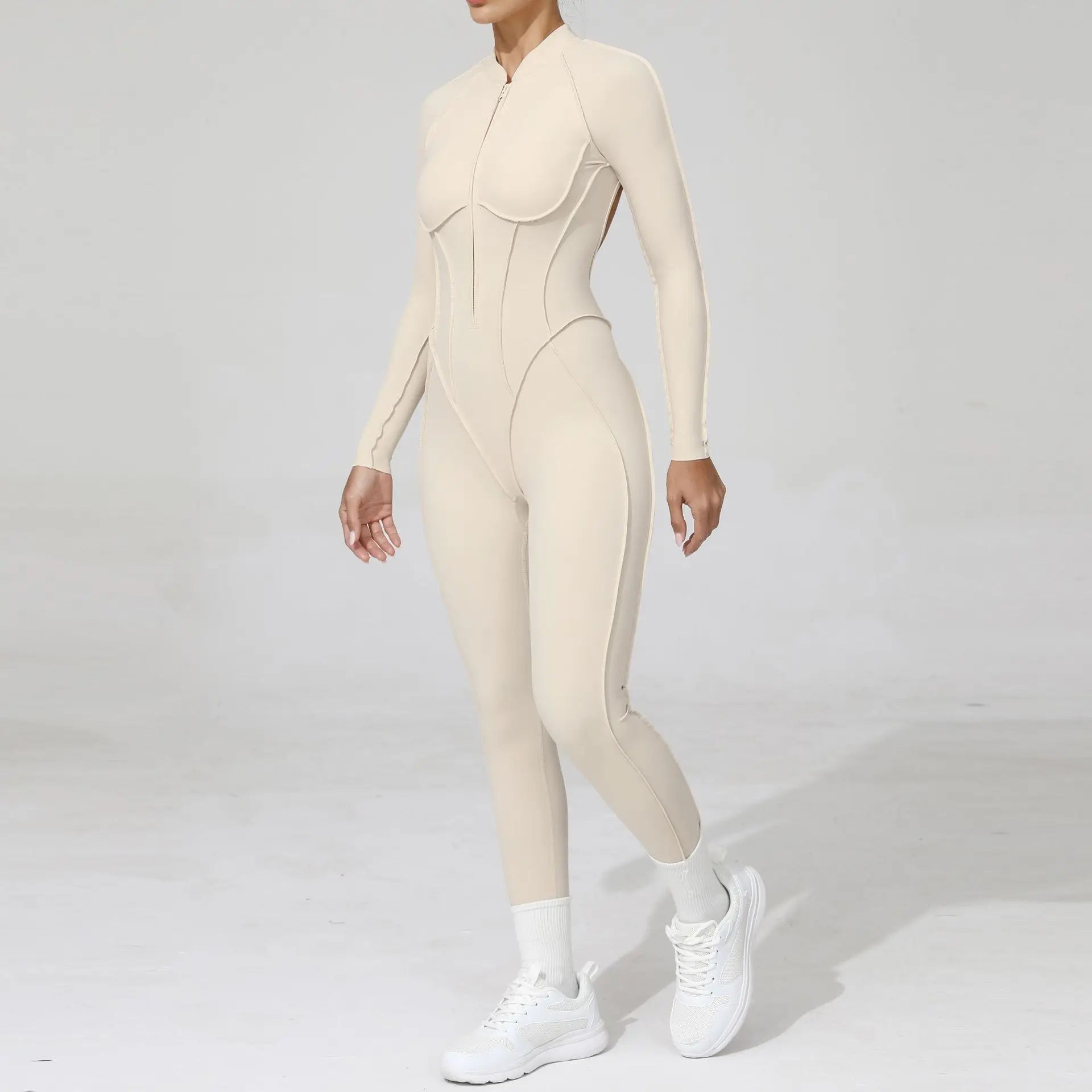 Women One Piece V Back Tracksuit
