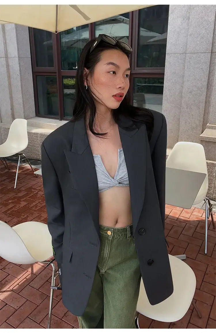 Women’s Loose Retro Small Suit