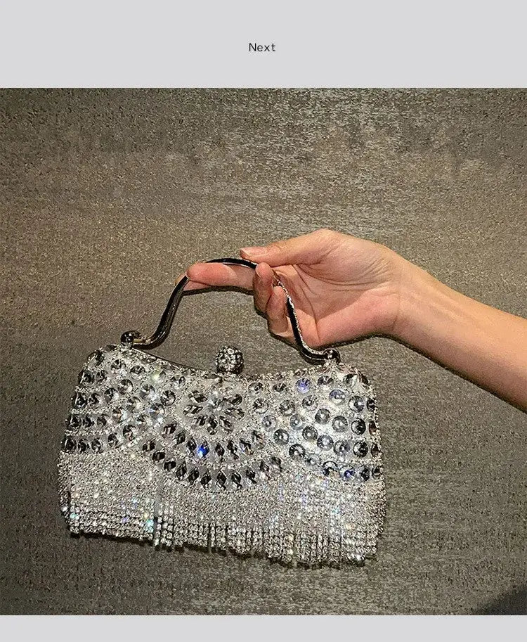 Diamond Evening Clutch Bag