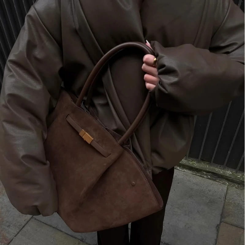 Women’s Solid Leather Cotton Jacket