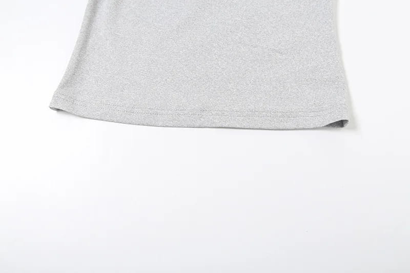 Pleated High Waist Long Skirt Suit