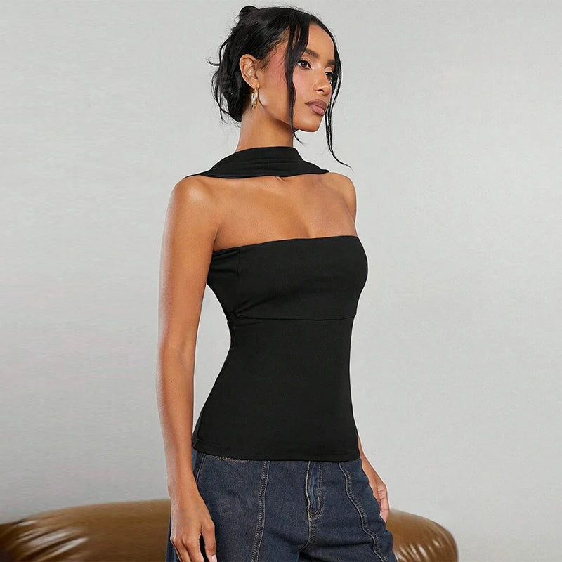 Strapless Halter Neck Vest For Women