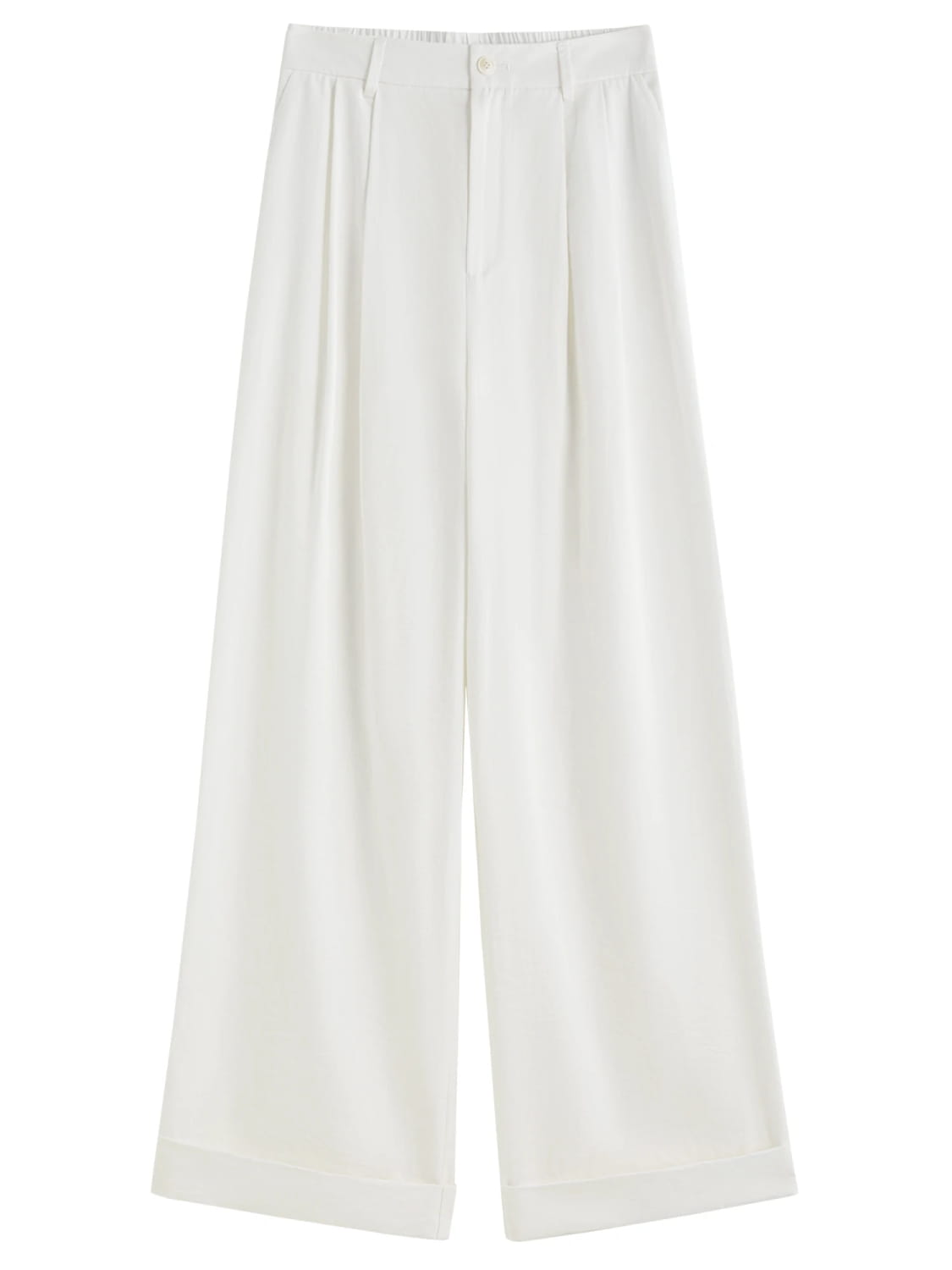 Double Pleat Slimming Straight-Leg for Women