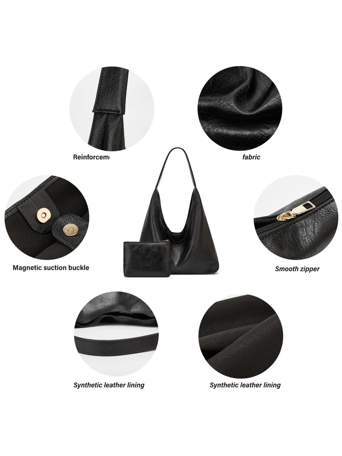 Tote Bag Retro Simple Large