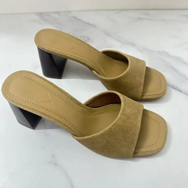 Block Heels Women Sandals High Quality