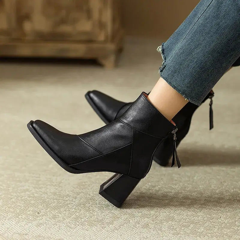 Woman Chunky Ankle Boots Women