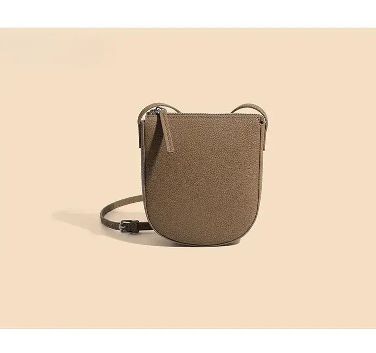 Genuine Leather Real Cowhide Women’s Versatile Fashion Phone Bag