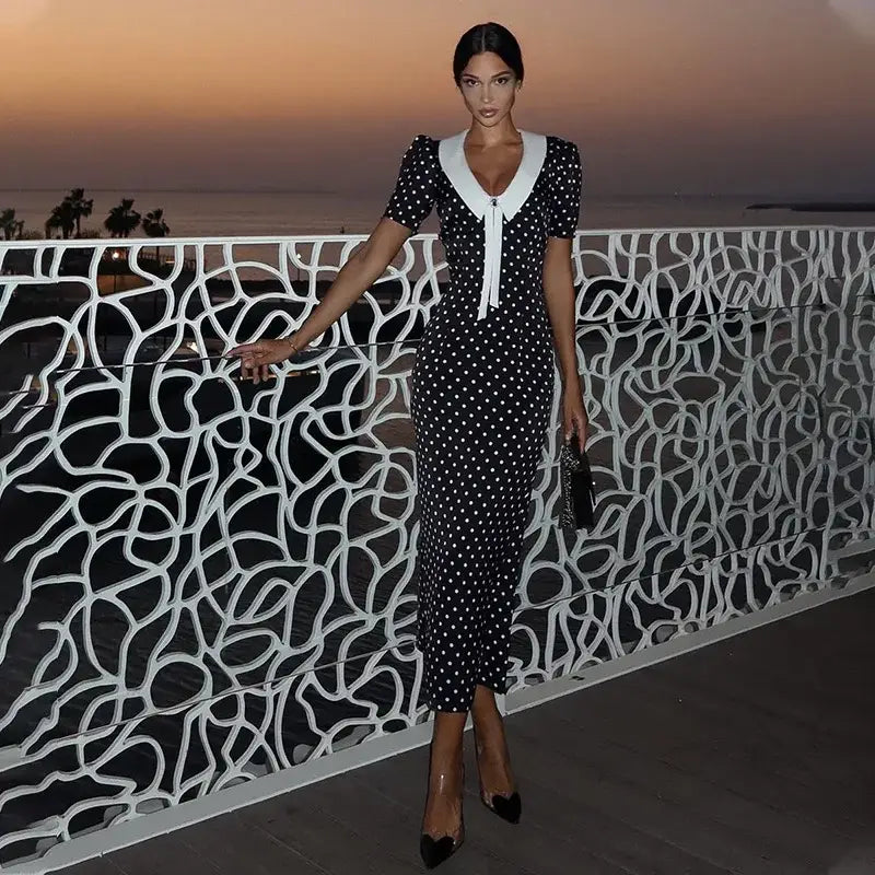 Dot Printed Dresses For Women